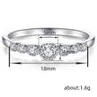   Cool style zircon women's ring light luxury niche design simple ring Korean thin ring