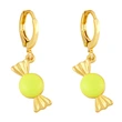 Clearance European and American candy oil drop earrings Internet celebrity niche design simple temperament earrings earrings erx97
