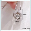 European and American new accessories inlaid with micro zircon heart-shaped necklace sweet women's jewelry wholesale