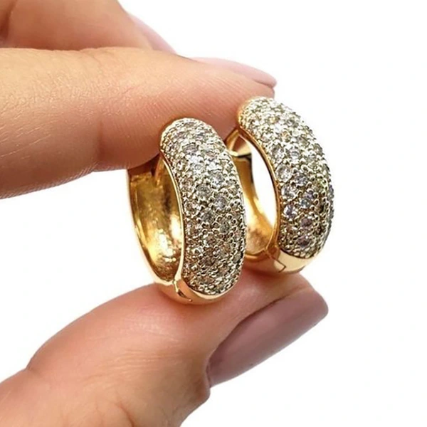 Stylish celebrity earrings, small red calligraphy style, retro exquisite earrings, trendy hoop earrings