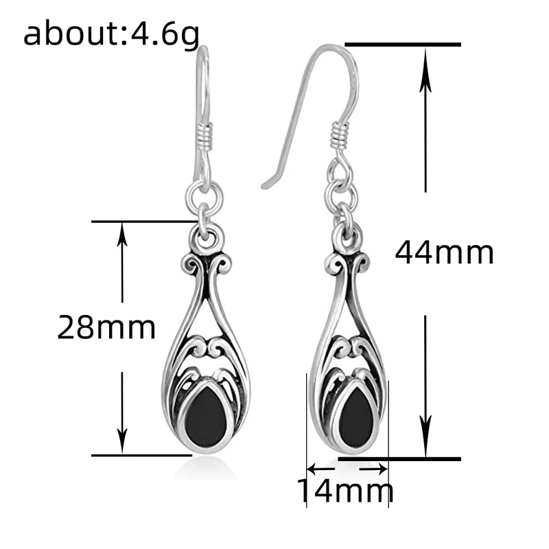Korean fashion simple hollow earrings sweet water drop temperament earrings ear hook ear jewelry wholesale