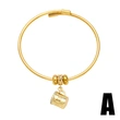 European and American cross-fashion simple water cup bracelet niche design copper plated 18k gold pendant telescopic bracelet brm05