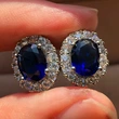 Hot selling Korean style jewelry personalized zircon three-dimensional earrings retro versatile earrings