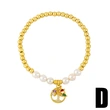 European and American new pearl bee bracelet female niche design love tree of life insect stretch bracelet bre54