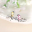  New European and American small fresh colorful bird ring Korean version cute swallow ring for Mother's Day gift