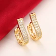 Fashionable and popular jewelry accessories, European and American exaggerated six-six-shun earrings, hollow pattern, light luxury circle