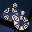 AS jewelry European and American wedding women's earrings circle crystal temperament all-match earrings earrings erm26