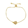 Hot selling triangle pendant bracelet female niche light luxury high-end gold-plated bracelet brc54