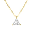 Hot selling new single diamond necklace Anna's same triangle pendant European and American new simple geometric necklace