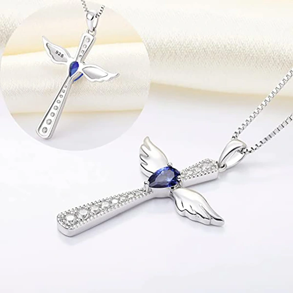 European and American angel wings exquisite necklace pendant style trend clavicle chain autumn and winter new fashion necklace