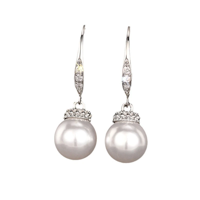  Fashionable and exquisite imitation pearl earrings for women, small fragrance style, light luxury style earrings, European and American super popular earrings