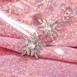    New Sweet Snowflake Shape Women's Earrings Exquisite Zircon Holiday Gift Earrings Wholesale