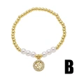 AS jewelry hot selling pearl bracelet zircon tree of life pendant bracelet hand jewelry female bra48