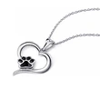  Hot selling in Europe and America, the heart-shaped cat claw necklace is cute and a must-have for sweet girls.