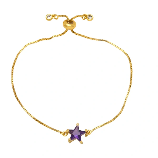 Star five-pointed star bracelet female European and American fashion simple diamond zircon star bracelet net celebrity hand jewelry brh76