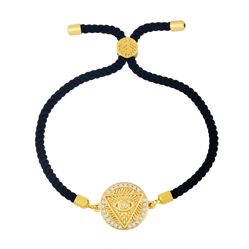 Clearance European and American sources simple evil devil eye bracelet palm red rope braided bracelet brd87