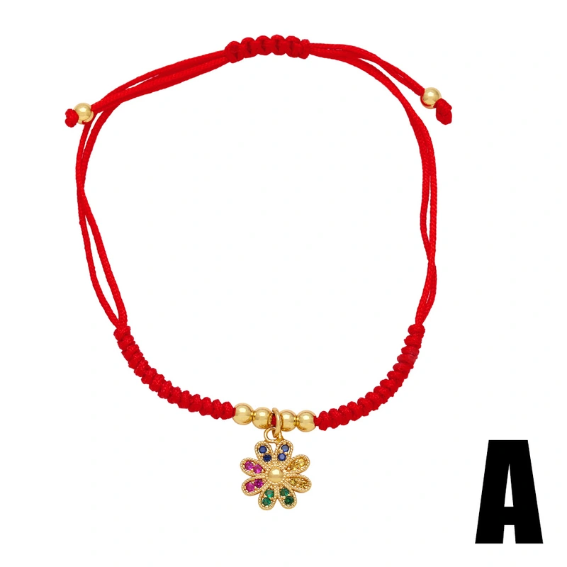 European and American fashion Madonna braided bracelet female niche design flower crown animal pendant bracelet brk95