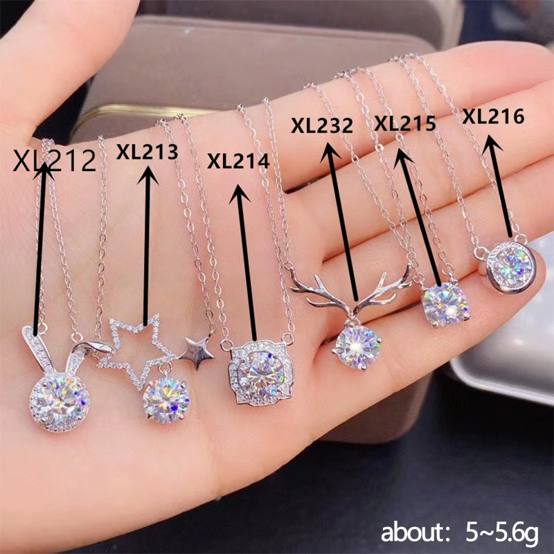 Internet celebrity hit one deer road with you necklace cute rabbit star pendant necklace birthday gift necklace