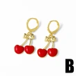 AS jewelry European and American oil drop fruit cherry strawberry pendant earrings earrings era098 earrings