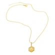 AS jewelry European and American hexagonal heart 26 English letters necklace clavicle necklace nkb296 necklace