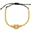 Clearance Bear Bracelet Niche Design Colored Zircon High-end Beaded Bracelet BRM46