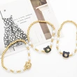Clearance hot sale simple bear bracelet pearl bracelet style simple temperament bracelet brk79