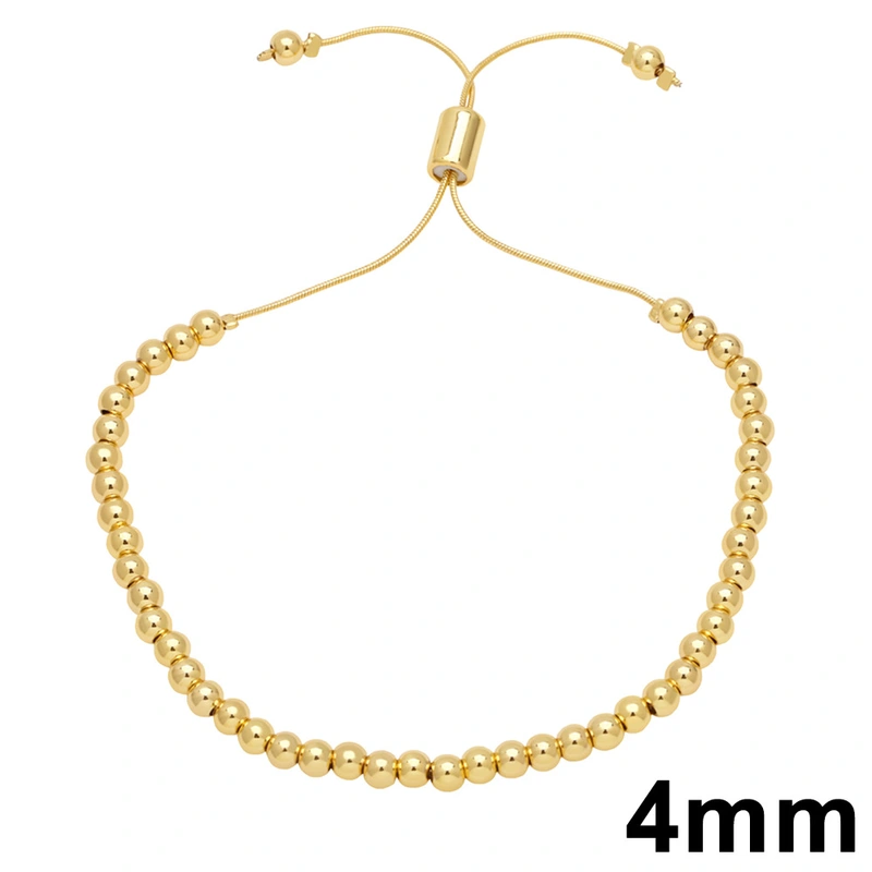 Hot style gold-plated beaded bracelet European and American simple personality creative bead jewelry bracelet accessories brm27