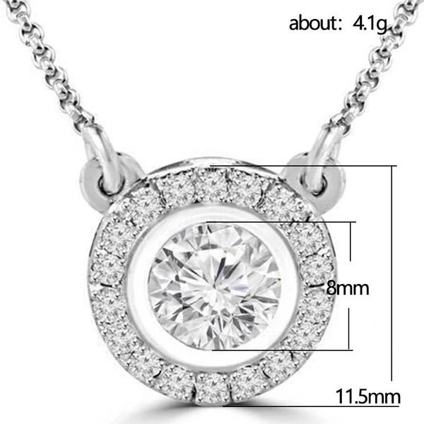 Korean exquisite niche zircon necklace women's simple versatile clavicle necklace fashion pendant necklace