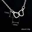  Korean hot selling European and American simple street style versatile necklace hollow heart pendant