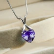   Hot selling new style heart-shaped pendant European and American versatile necklace simple floral box chain necklace
