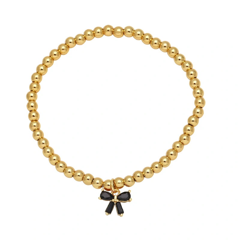 AS jewelry bracelet butterfly pendant bracelet gold-plated inlaid colored zircon bracelet brd81