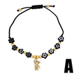 Clearance style colorful cute flower bracelet couple girlfriends handmade beaded musical note bear hand jewelry female brj85