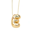 AS jewelry 26 English letters necklace gold-plated inlaid colored zircon clavicle chain nkb070