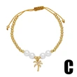 AS jewelry love Madonna pendant bracelet gold-plated zircon crown beaded hand jewelry brd31