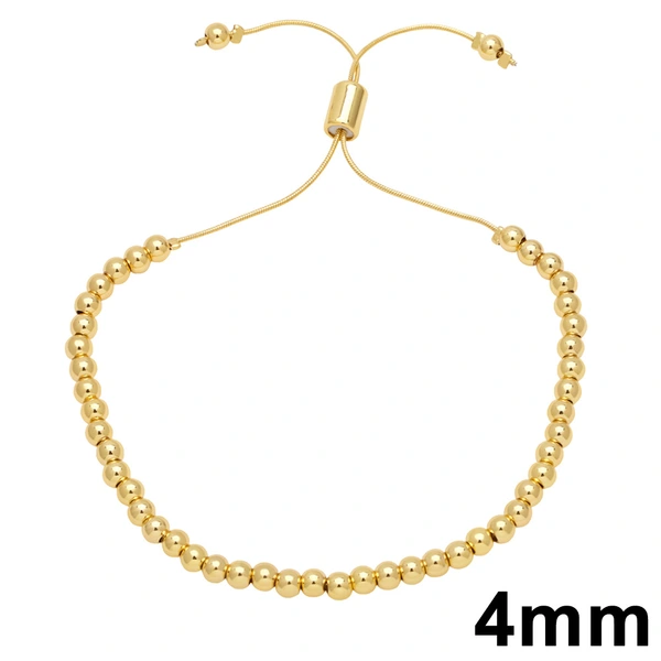 Hot style gold-plated beaded bracelet European and American simple personality creative bead jewelry bracelet accessories brm27