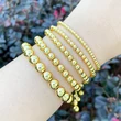Hot style gold-plated beaded bracelet European and American simple personality creative bead jewelry bracelet accessories brm27