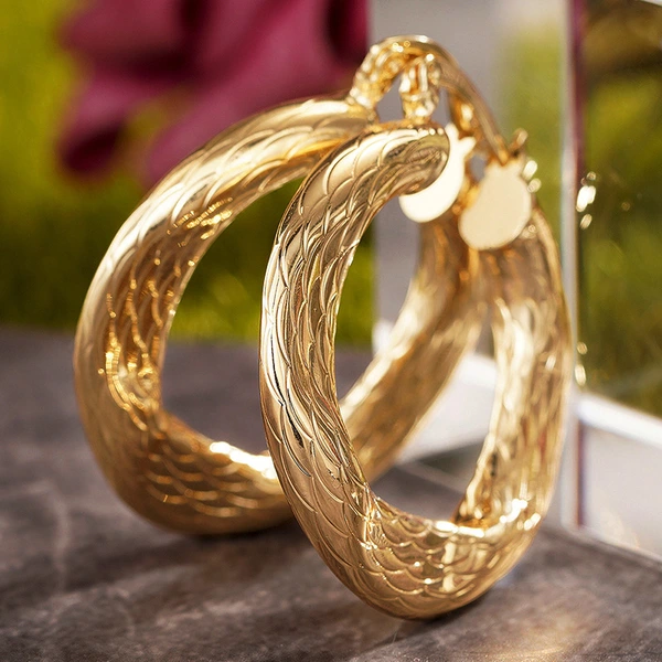 Live broadcast hot irregular earrings for women, metal electroplating, high-end style jewelry, flat niche jewelry