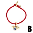 AS jewelry red bracelet gold-plated oil drop earth camera travel bracelet bre02