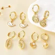 AS jewelry hot selling ocean series whale shell conch pendant earrings earrings female erq41