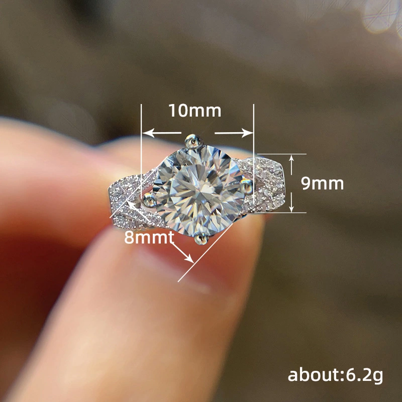 European and American fashion new ring hot style wedding proposal ring wedding scene props ring