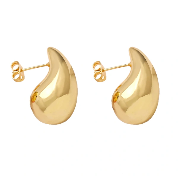 European and American simple fashion water drop earrings female niche design high-end oil drop earrings earrings accessories erv89