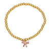 AS jewelry bracelet butterfly pendant bracelet gold-plated inlaid colored zircon bracelet brd81