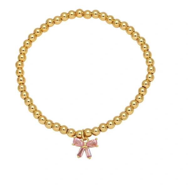 AS jewelry bracelet butterfly pendant bracelet gold-plated inlaid colored zircon bracelet brd81