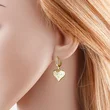 AS jewelry new glossy love heart copper plated 18k gold earrings earrings earrings era282