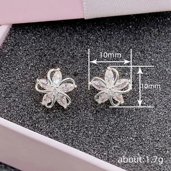   Hot selling flower earrings with delicate design and lines, daily wear hot selling