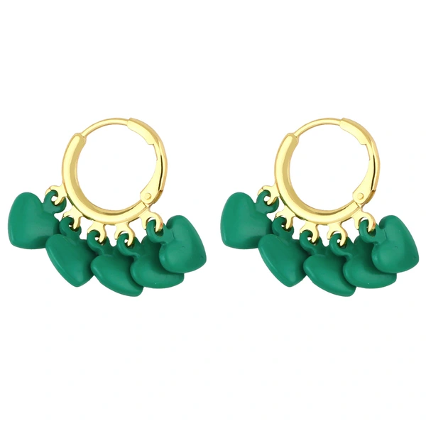 Jewelry clearance love tassel earrings European and American design earrings female simple personality short earrings ery91