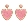 New hot selling Bohemian earrings jewelry love peach heart rice bead earrings earrings wholesale era191