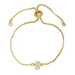 AS jewelry full zirconium 26 English letters bracelet copper plated real gold adjustment jewelry brm62