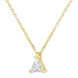 Hot selling new single diamond necklace Anna's same triangle pendant European and American new simple geometric necklace
