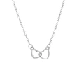  Korean hot selling European and American simple street style versatile necklace hollow heart pendant